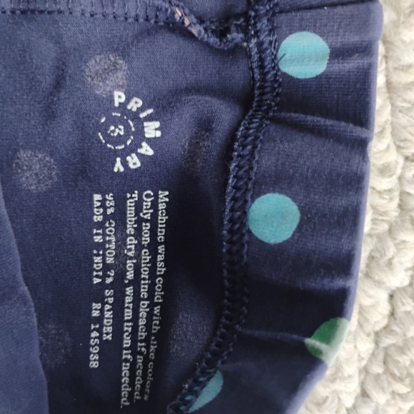 Bundle of girls leggings (3T) Primary and Gymboree - Picture 2 of 5